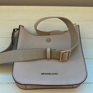 Michael Kors Tan Crossbody Bag with Gold Accents